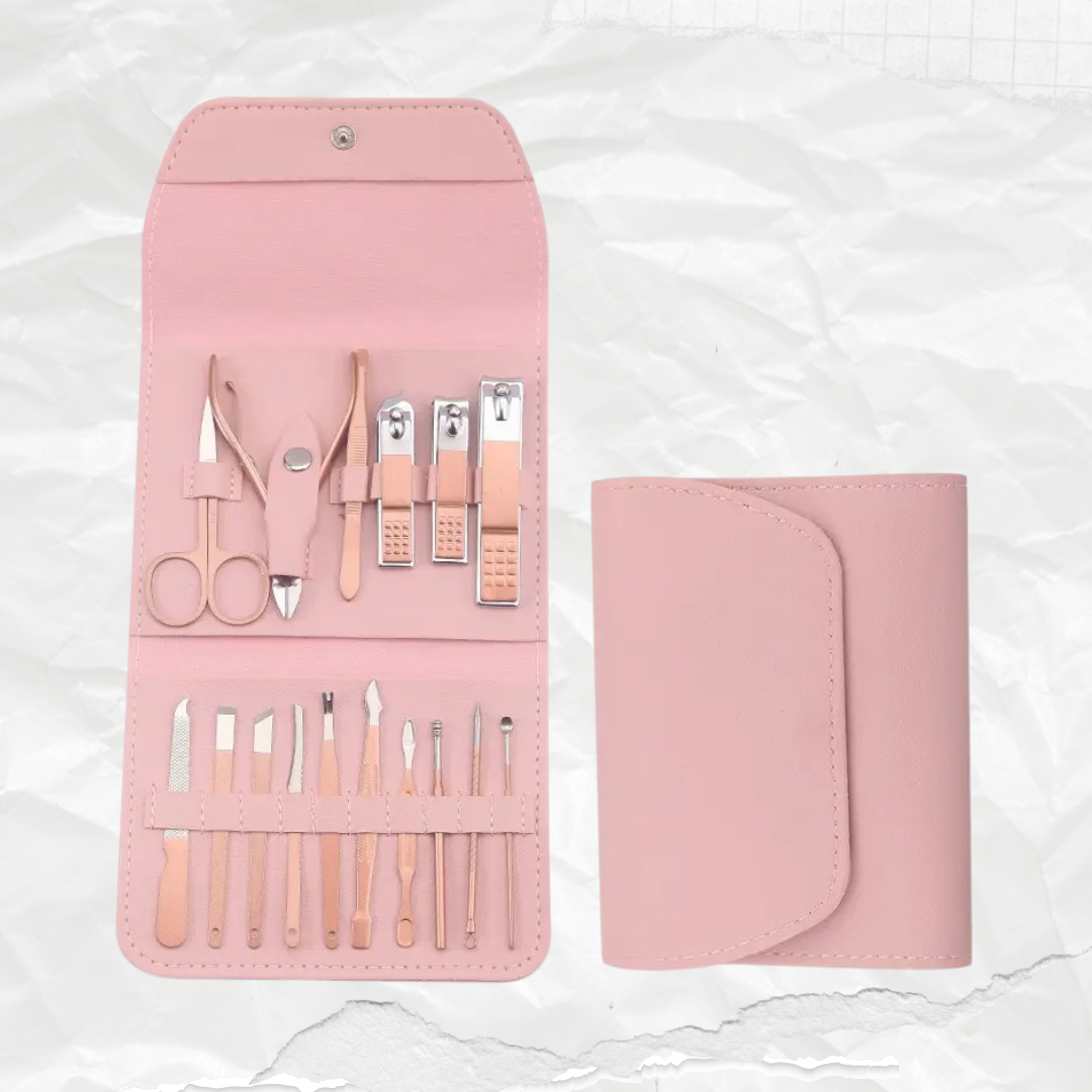 Набір інструментів для манікюру та педикюру 16 шт. Кораловий - фото 9 Набір інструментів для манікюру та педикюру 16 шт. Кораловий - фото 9