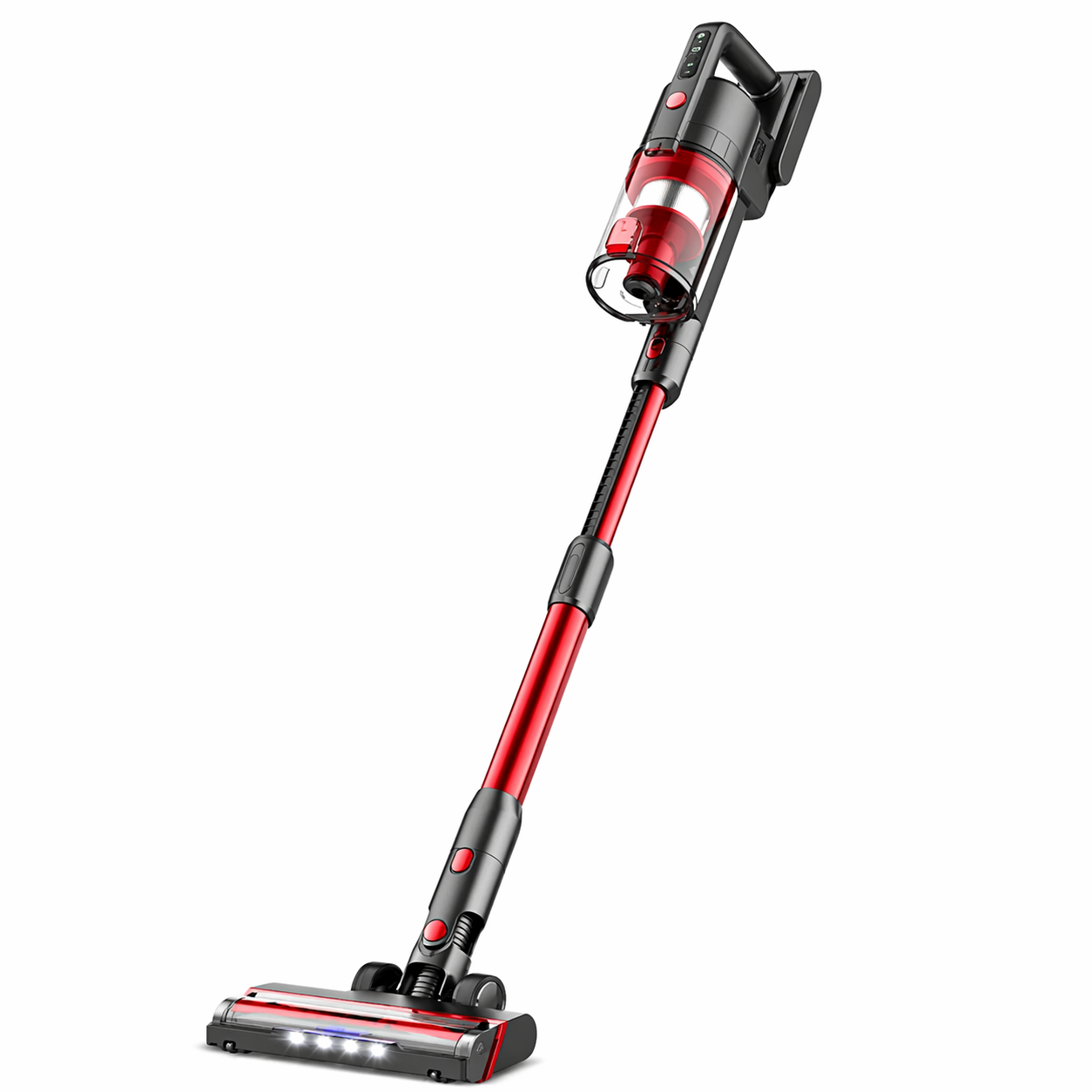 Пылесос беспроводной аккумуляторный Rainberg RB 2296 2500 Вт HEPA Красный/Черный (31209778)