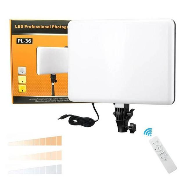 Видеосвет с пультом PL-36 2700К-6500К 36x24,5 см 50W (756469) - фото 6 Видеосвет с пультом PL-36 2700К-6500К 36x24,5 см 50W (756469) - фото 6