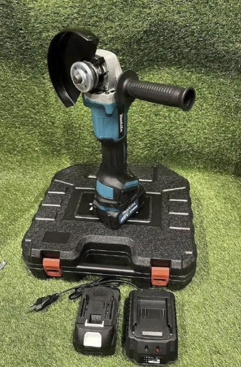 Болгарка аккумуляторная DGA511 бесщеточная 48V 6A Сине-черная (8900) - фото 3