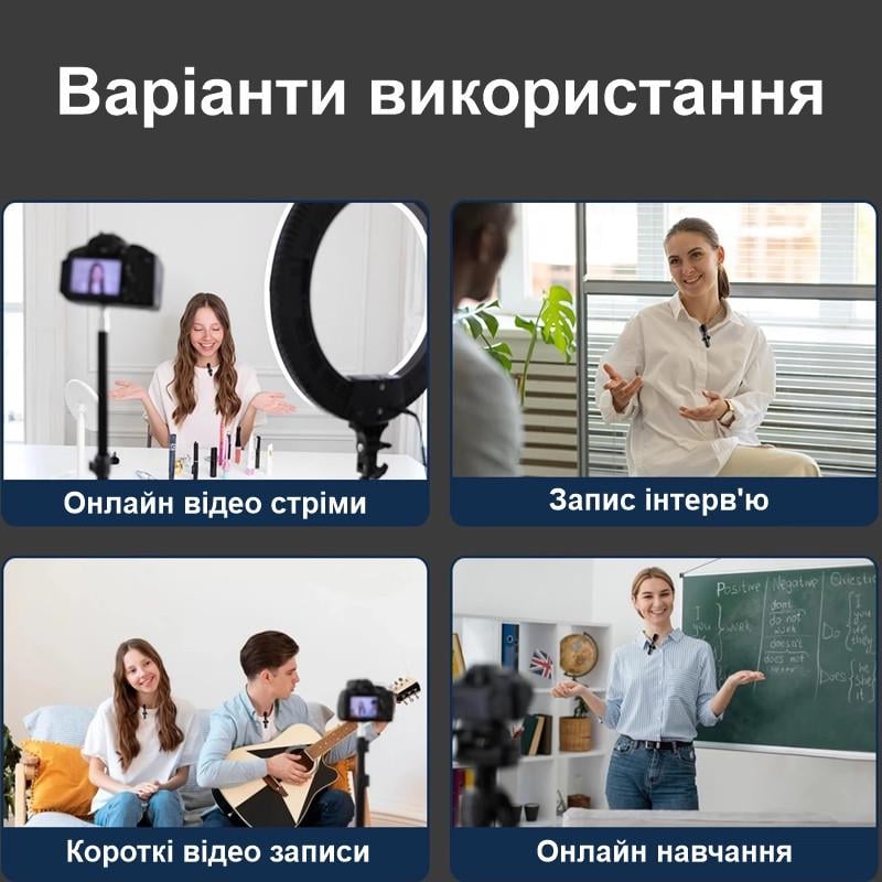 Микрофон для смартфона Savetek GS-M28 USB Type-C беспроводной до 10 м 5 часов (100853) - фото 8