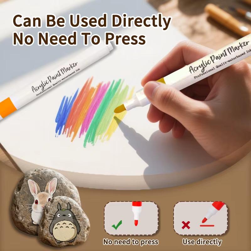 Набор акриловых маркеров Fast Acril FA-7879 в кейсе 60 шт. (784780704) - фото 4 Набор акриловых маркеров Fast Acril FA-7879 в кейсе 60 шт. (784780704) - фото 4