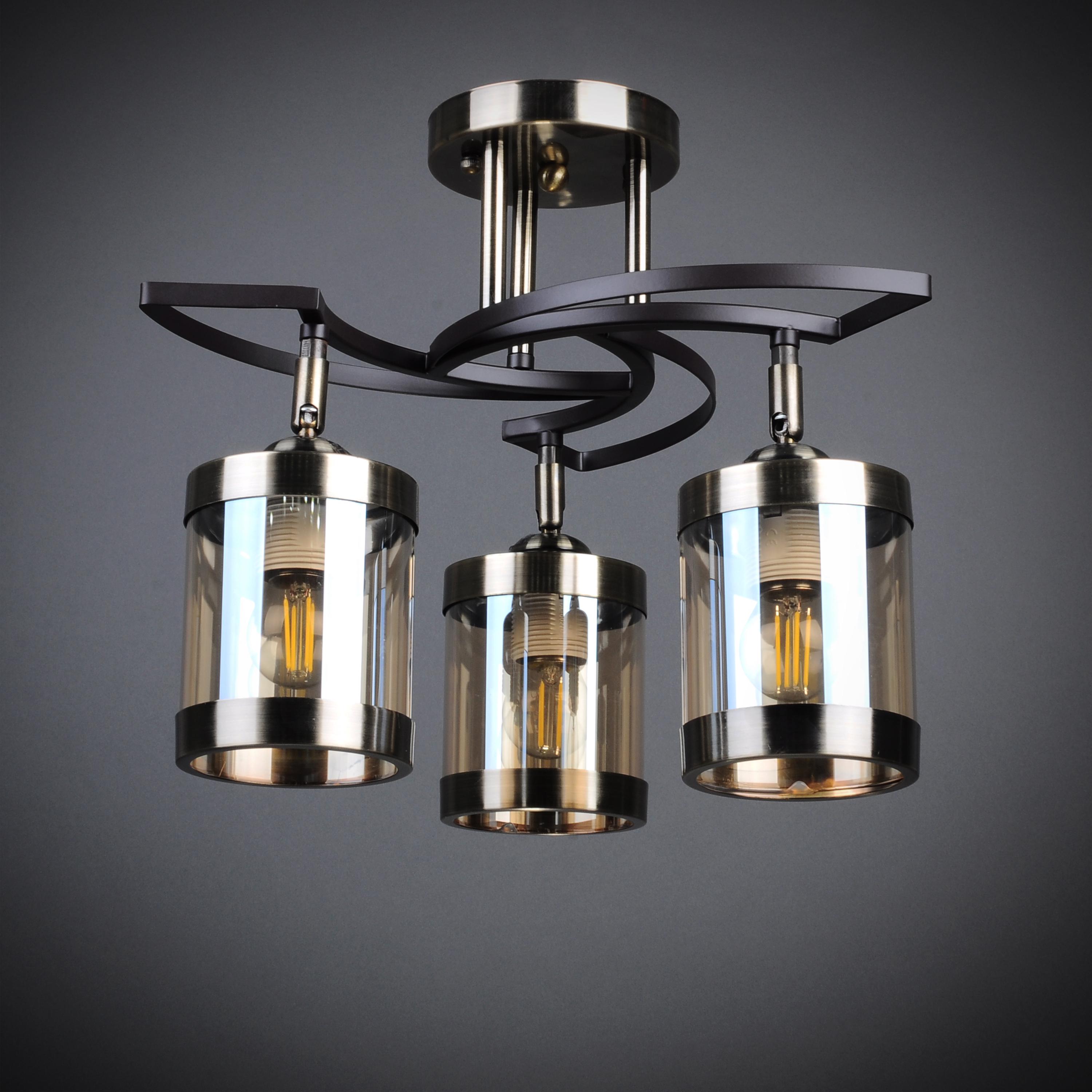 Люстра потолочная Light House DL-17234/3 BN Коричневый