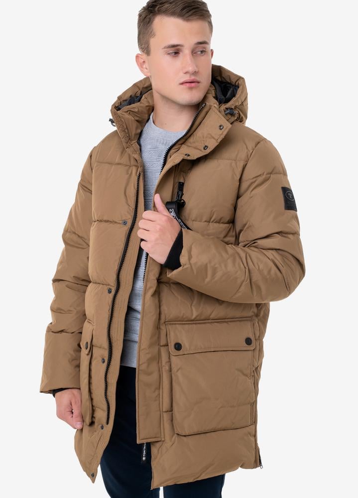 Куртка чоловіча Tom Tailor 1032487х70 довга XL Коричневий