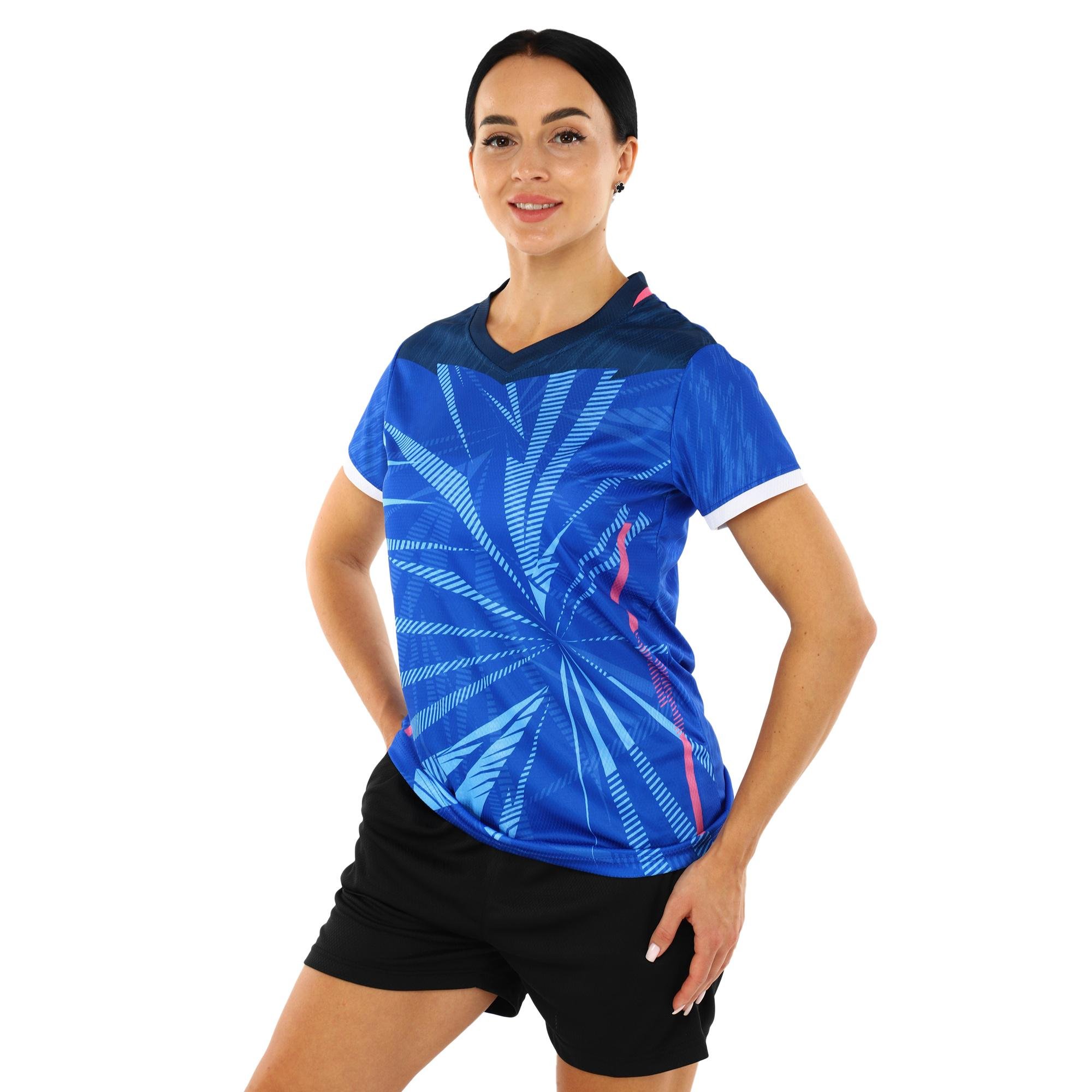 Волейбольная форма женская SP-Sport PQ231 футболка и шорты 2XL 166-170 см Сине-голубой (30707066)