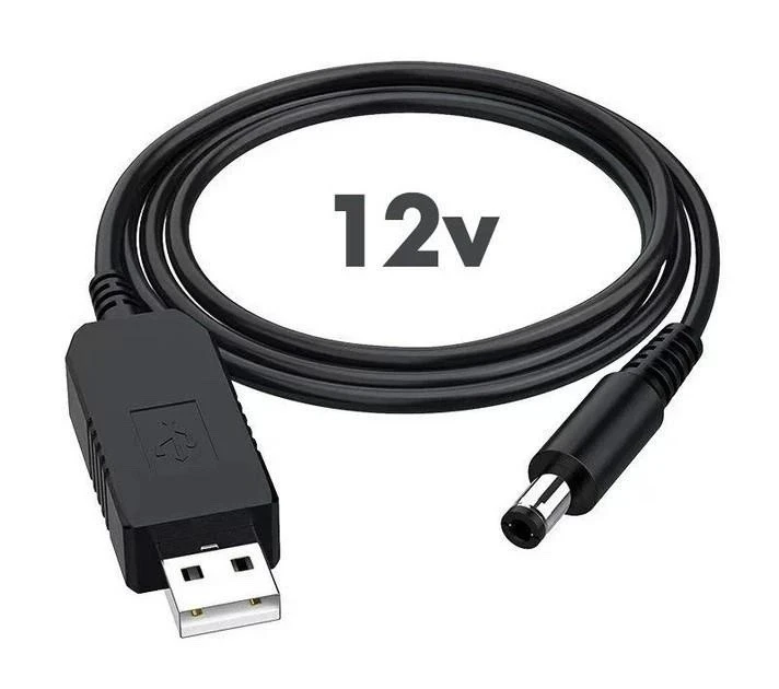 Кабель для роутера від повербанка USB 12V DC 2,1x5,5 мм (2321789048) - фото 7