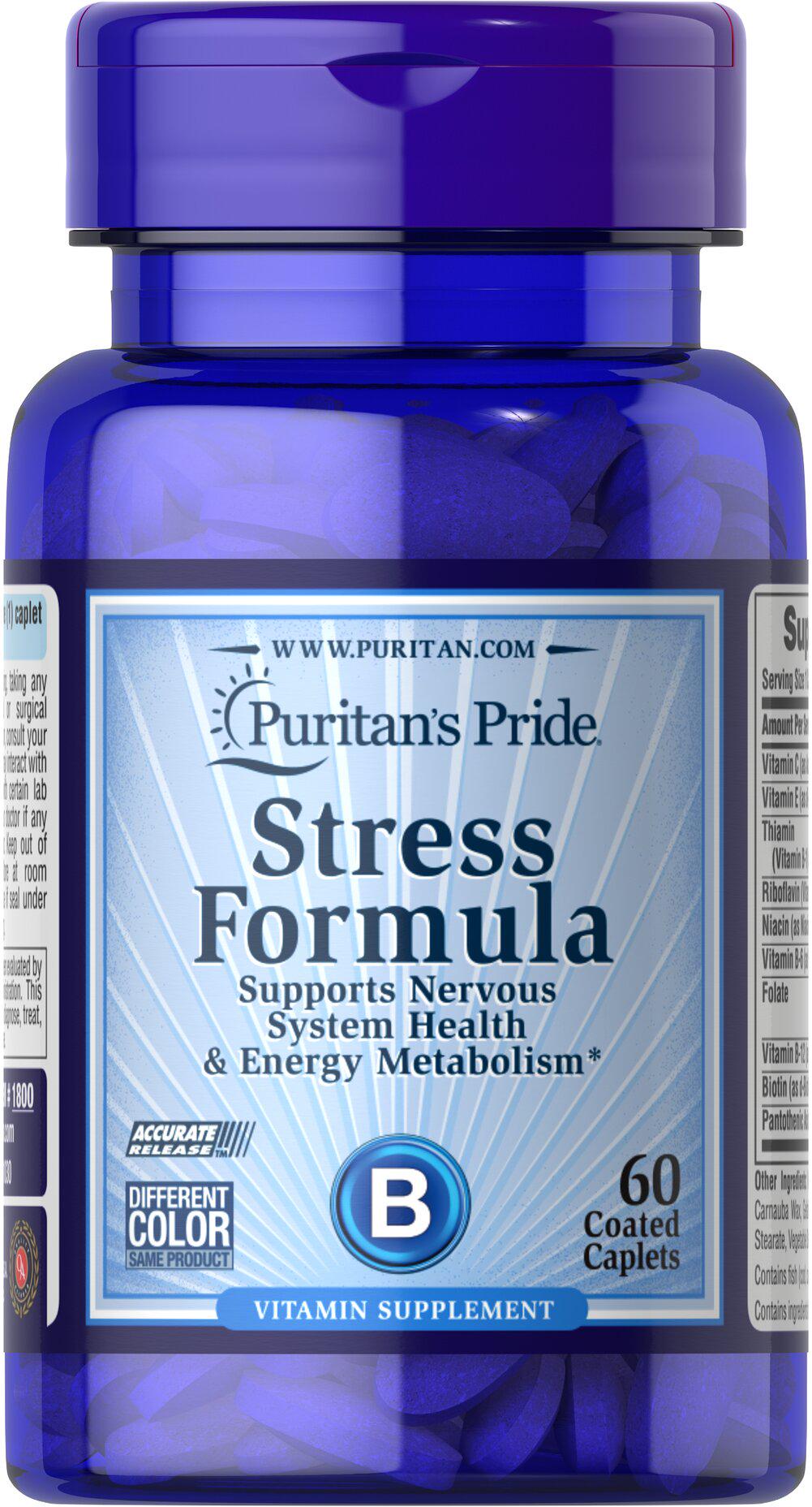 Добавка Стресс Формула Puritan's Pride Stress Formula 60 капс.