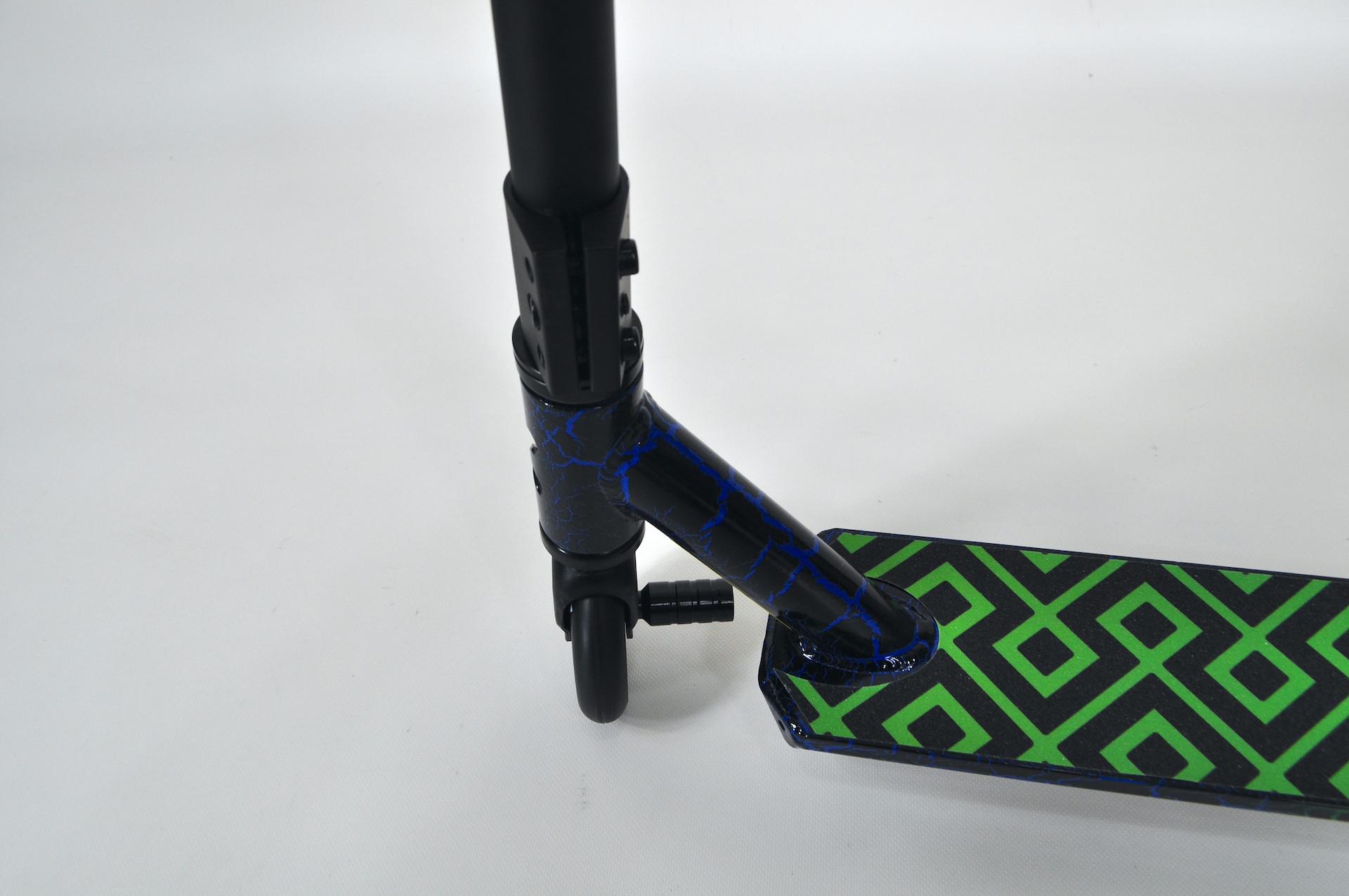Самокат трюковый Explore Crocco Deluxe с пегами Зеленый - фото 7