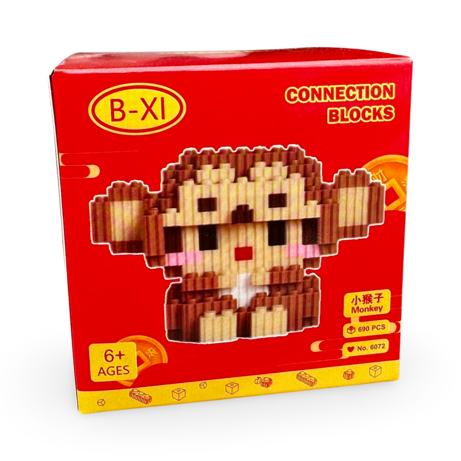 Конструктор Magic Blocks Китайский гороскоп Обезьяна 690 деталей (6072)