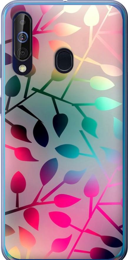 Чехол на Samsung Galaxy A60 2019 A606F Листья (2235u-1699-42517)
