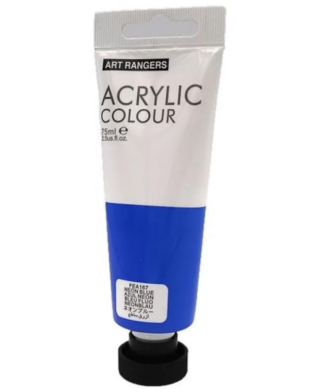 Фарба акрилова ART RANGER 75 мл Neon Blue Фарба акрилова ART RANGER 75 мл Neon Blue