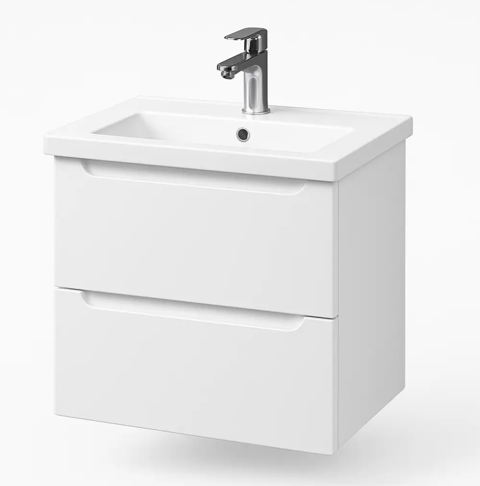 Тумба POLA 50 навесная с умывальником Комо 50 см (27198895)