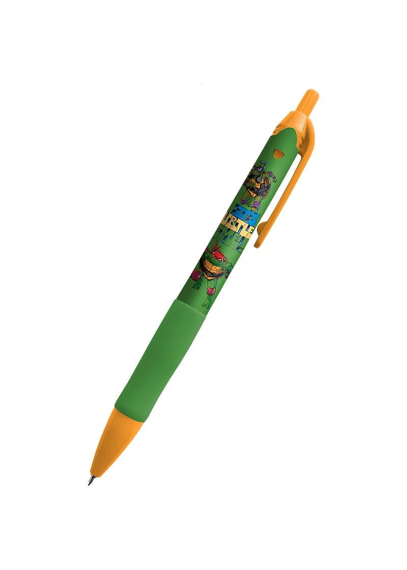 Ручка шариковая автоматическая KITE Ninja Turtles Cиний/Зеленый (NT25-039) Ручка шариковая автоматическая KITE Ninja Turtles Cиний/Зеленый (NT25-039)