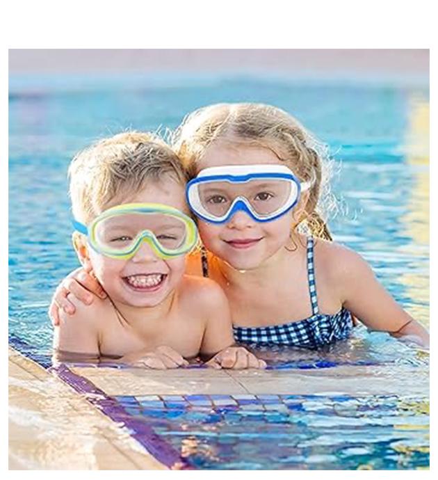 Окуляри дитячі та шапочка для плавання з берушами в басейн та на море Синьо-жовтий - фото 9 Окуляри дитячі та шапочка для плавання з берушами в басейн та на море Синьо-жовтий - фото 9