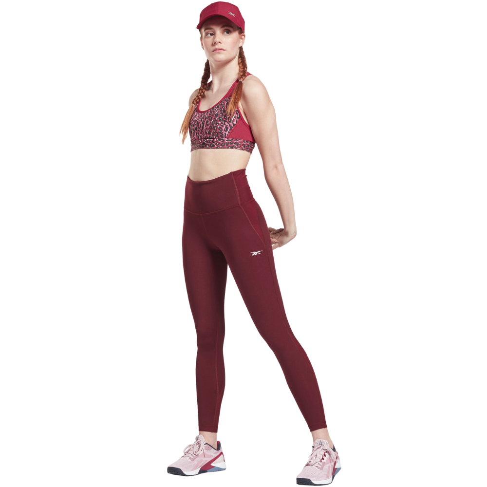 Леггинсы женские Reebok Ts Lux Hr T Maroon XS Бордовый (GR9171) - фото 2