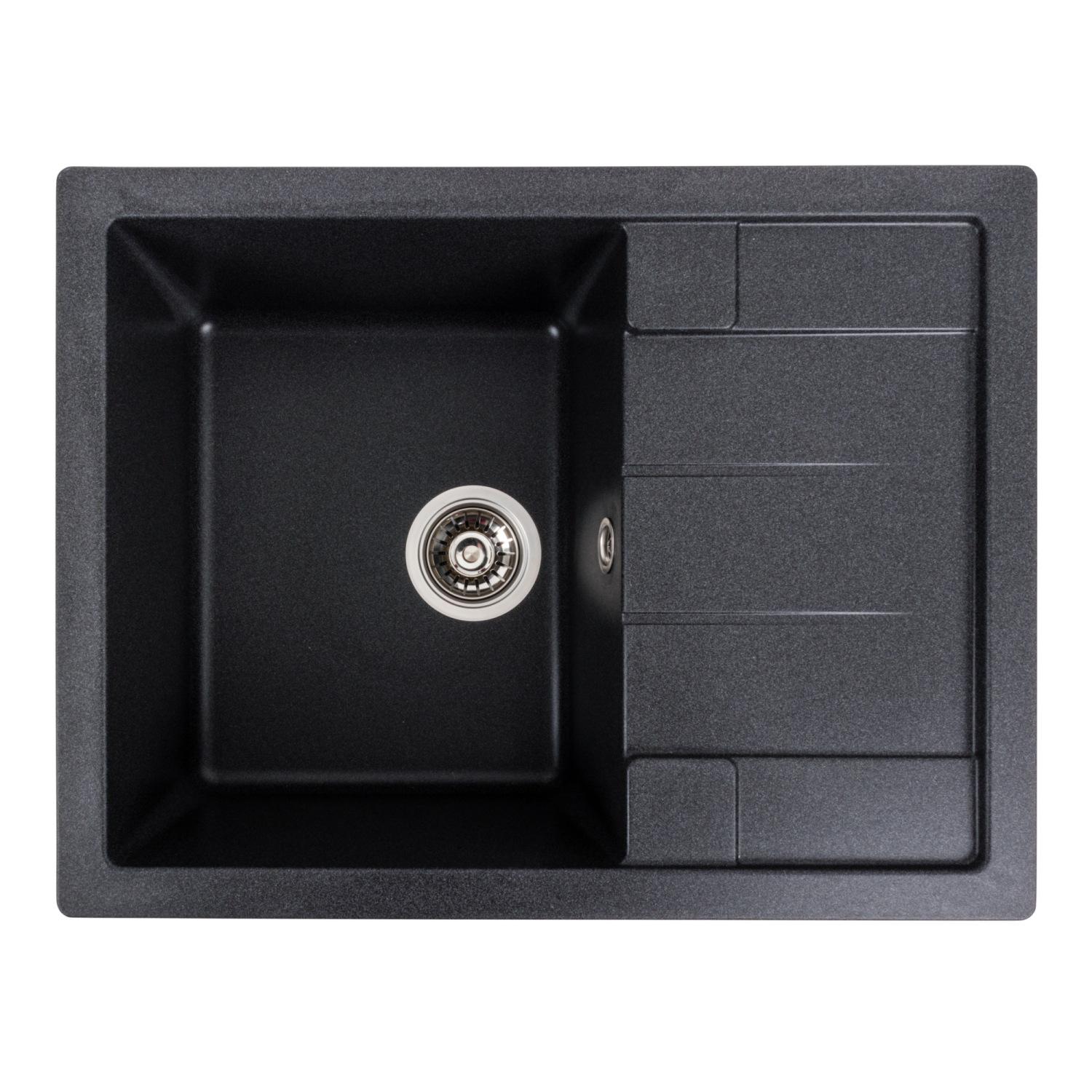 Мийка кухонна Platinum PLS-A39258 прямокутна гранітна 650x500 мм Сірий (170727) Мийка кухонна Platinum PLS-A39258 прямокутна гранітна 650x500 мм Сірий (170727)