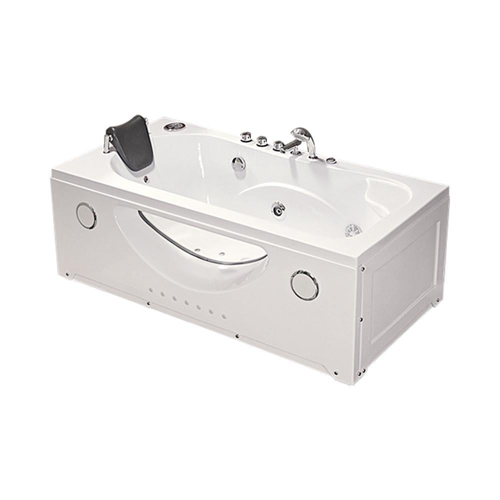 Ванна акриловая Iris с гидромассажем TLP-633-G 168х85х66 см