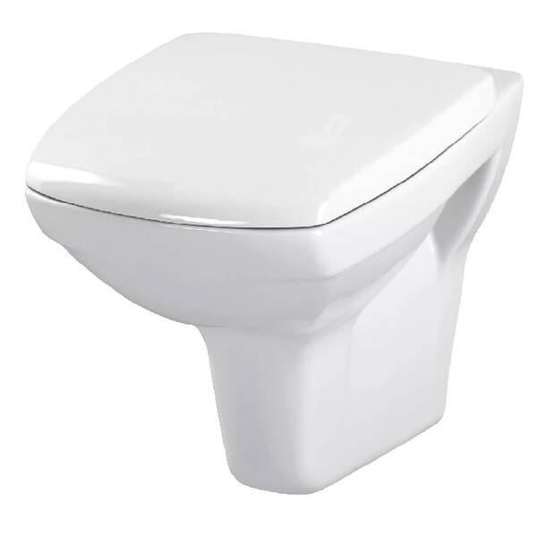 Унітаз підвісний Cersanit Carina 548 SZCZ1000841773 CleanOn з кришкою дюропласт Soft close