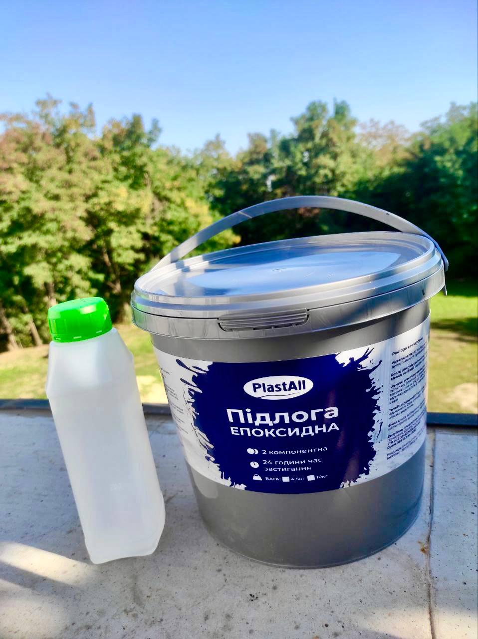 Епоксидна наливна підлога Plastall для фургона рефрижератора 4.8 кг Білий (27506832) Епоксидна наливна підлога Plastall для фургона рефрижератора 4.8 кг Білий (27506832)