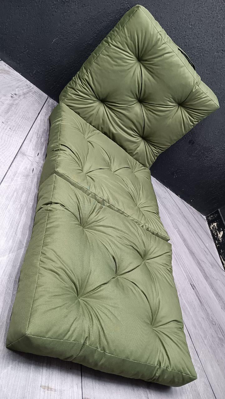 Матрац-трансформер 3в1 200x80x15 см Хакі - фото 2 Матрац-трансформер 3в1 200x80x15 см Хакі - фото 2