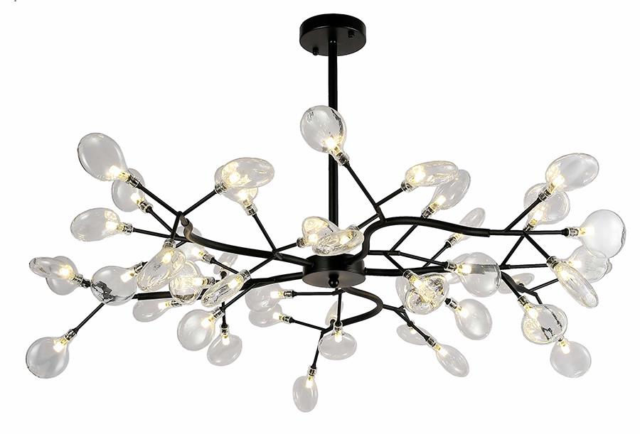 Люстра 918LP447-45 BK/CL Черный/Прозрачный