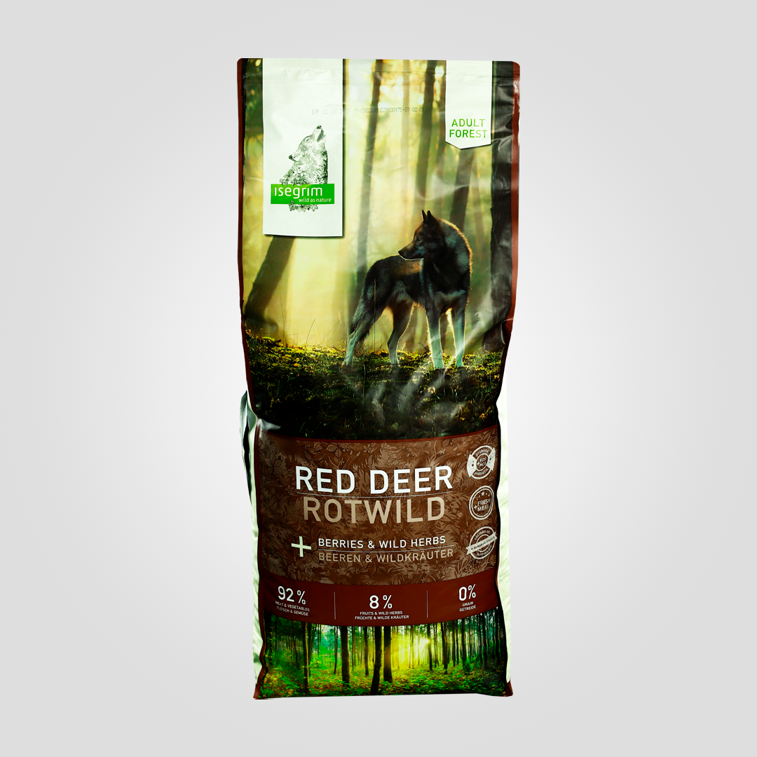 Корм сухой для собак Isegrim Red Deer оленина с ягодами и травами 12 кг (20502790)