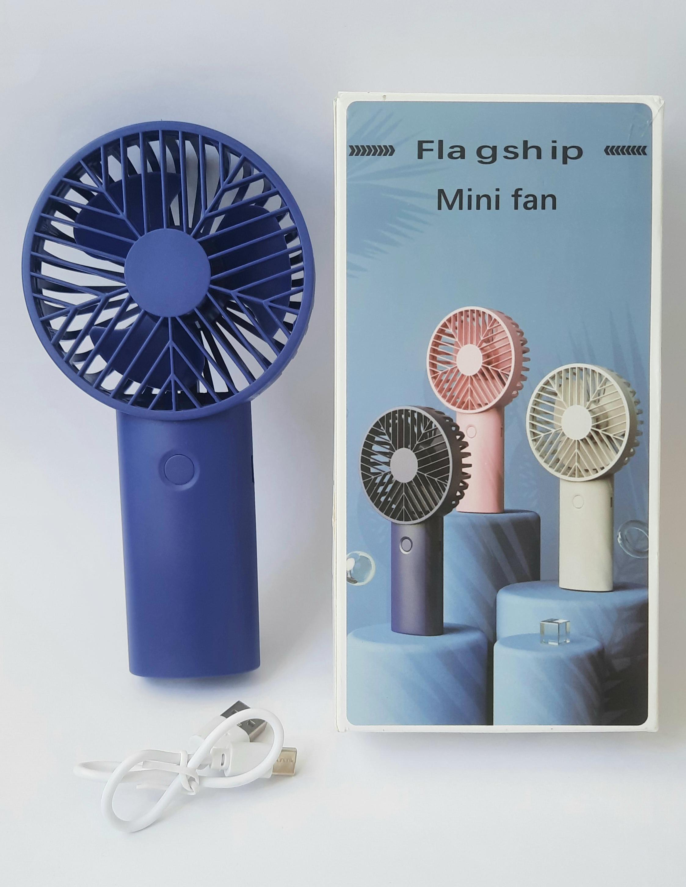 Вентилятор Fan акумуляторний Синій (A10-10) - фото 7