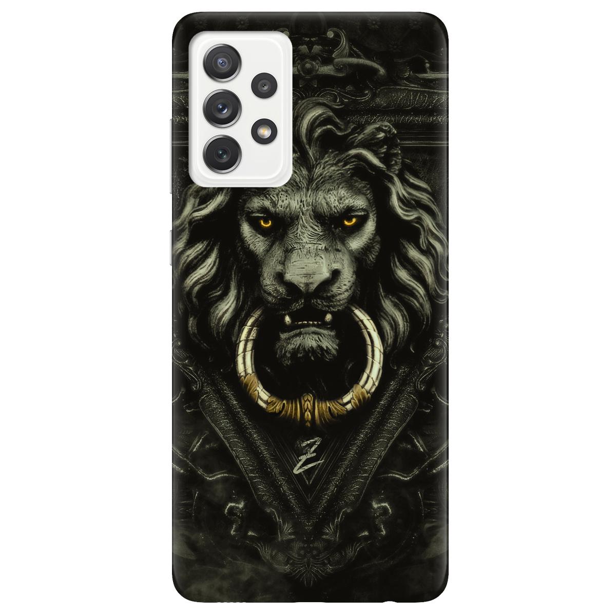 Силиконовый чехол Zorrov для Samsung Galaxy A72 - Iron lion (15140040095124109)