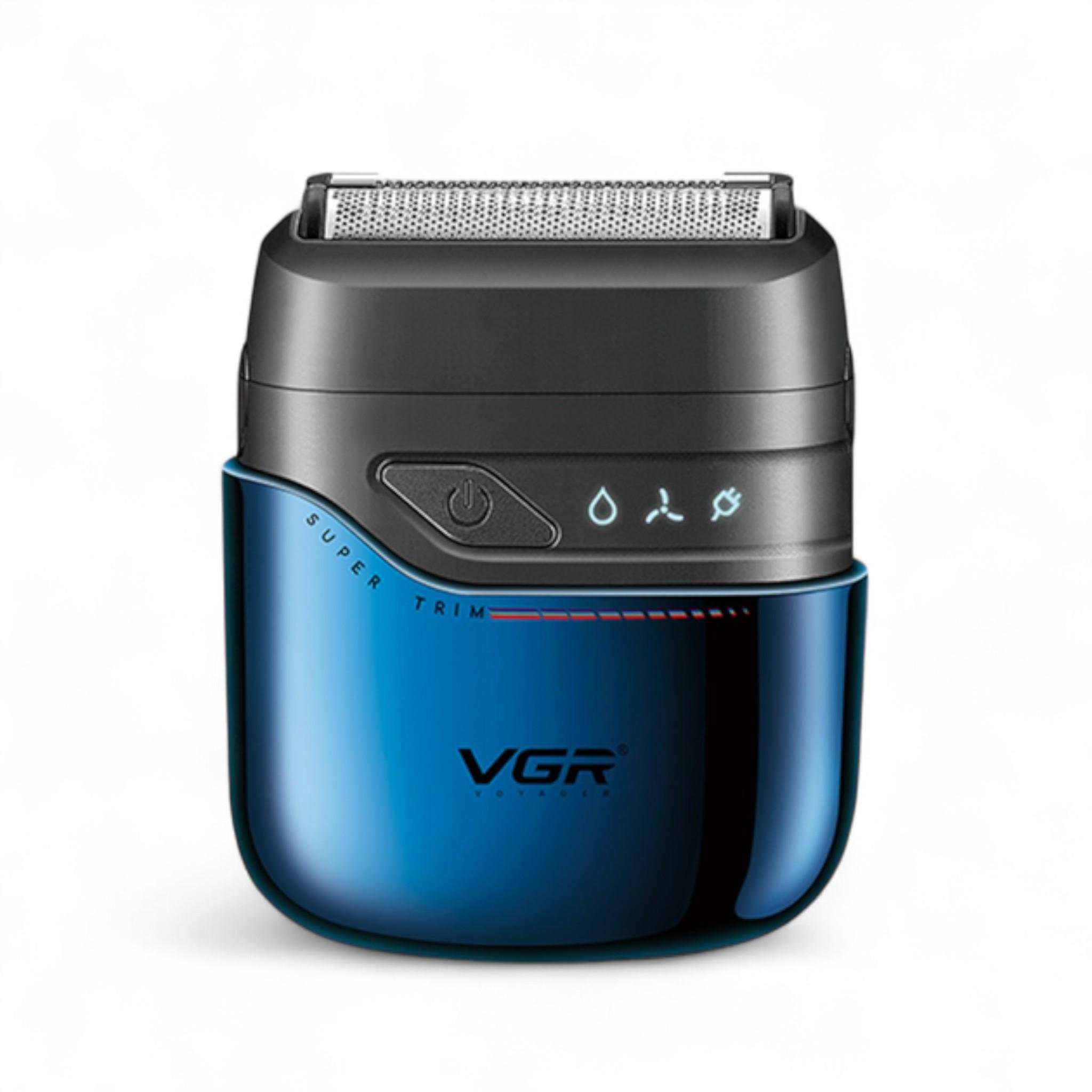 Електробритва VGR V-364 шейвер подвійне лезо IPX7 Blue (Е_V-364Blue)