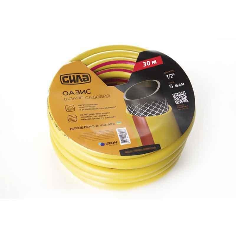 Шланг для полива Сила ОАЗИС ПВХ 1/2" 30 м 5 бар (550642)