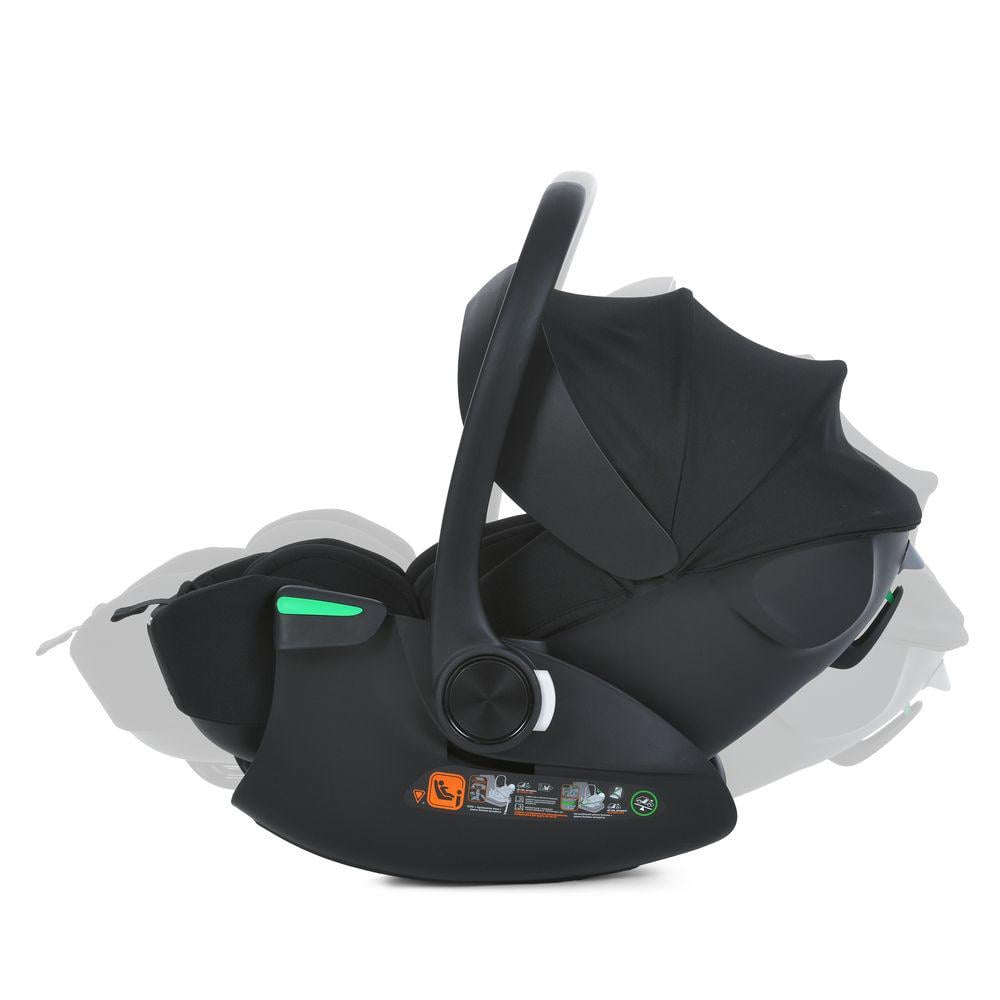 Автокресло-бебикокон El Camino i-FLOW i-SIZE R129 для роста 40-87 см 3-точечное с боковой защитой Черный (30329172) - фото 9