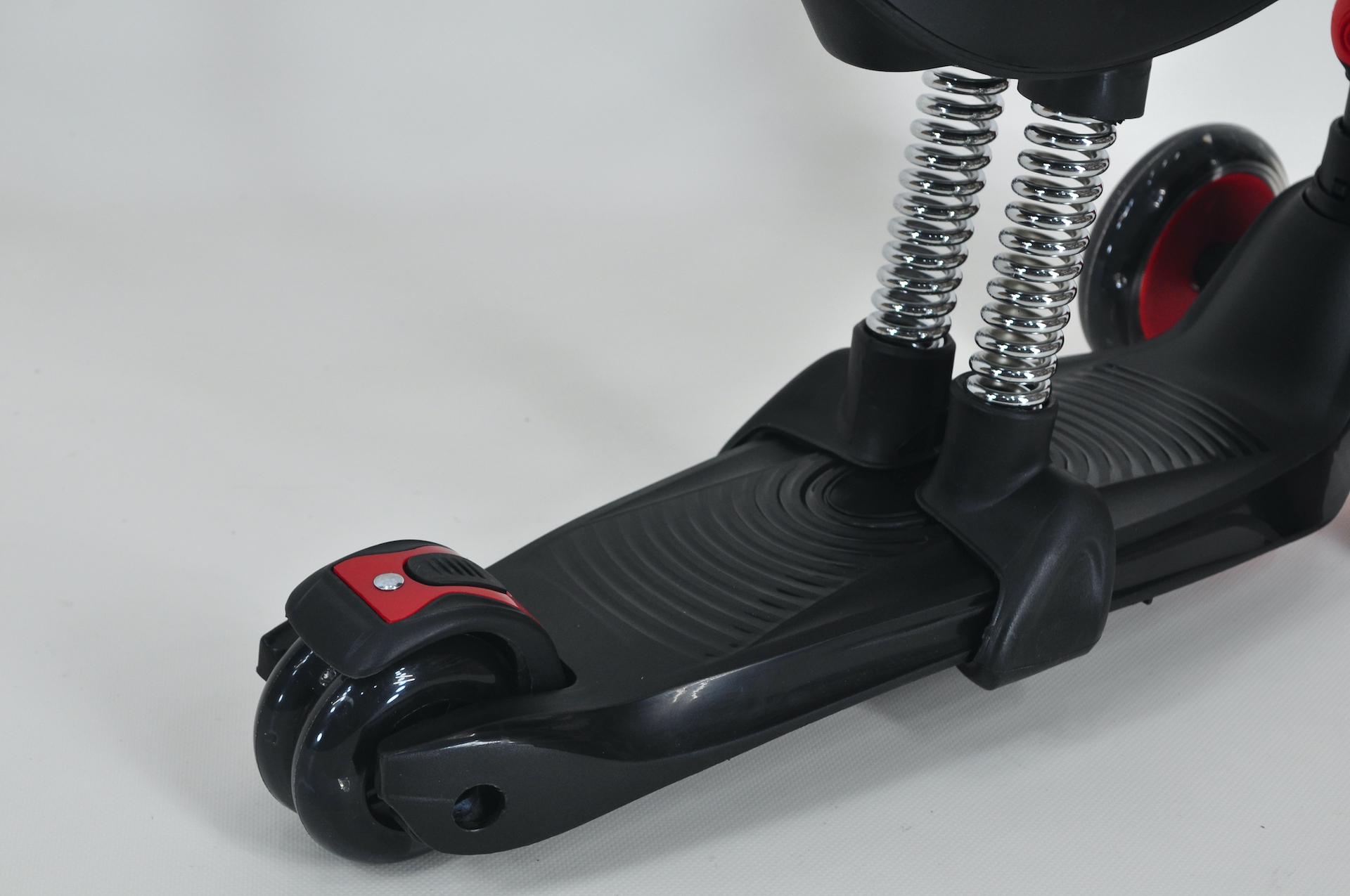 Самокат біговел Maraton Credo 3в1 дитячий триколісний з сидінням та батьківською ручкою Чорний - фото 10 Самокат біговел Maraton Credo 3в1 дитячий триколісний з сидінням та батьківською ручкою Чорний - фото 10