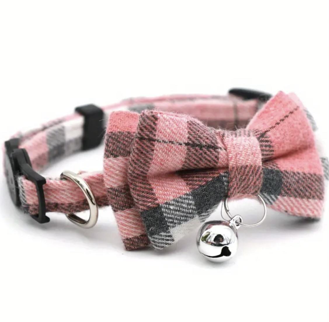 Ошейник-бабочка Аметист S\M Pink (54379)