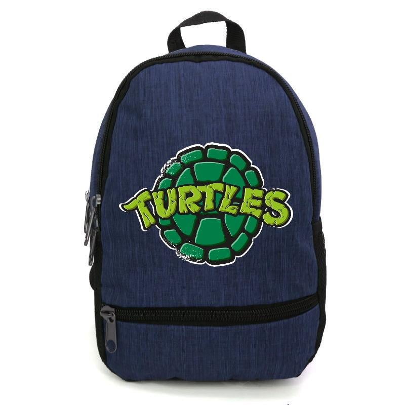 Школьный рюкзак Cappuccino Toys ninja turtle-014 с принтом Черепашки ниндзя 12,5 л Синий (1381809897)