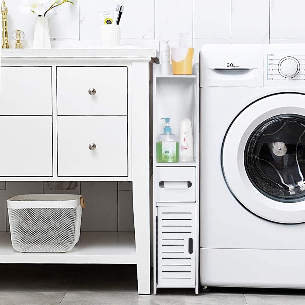 Этажерка для ванной комнаты Ejoyous напольная Белый - фото 7