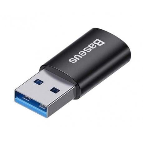Перехідник Baseus Ingenuity Mini OTG Type-C to USB 3.1 Black (ZJJQ000101)