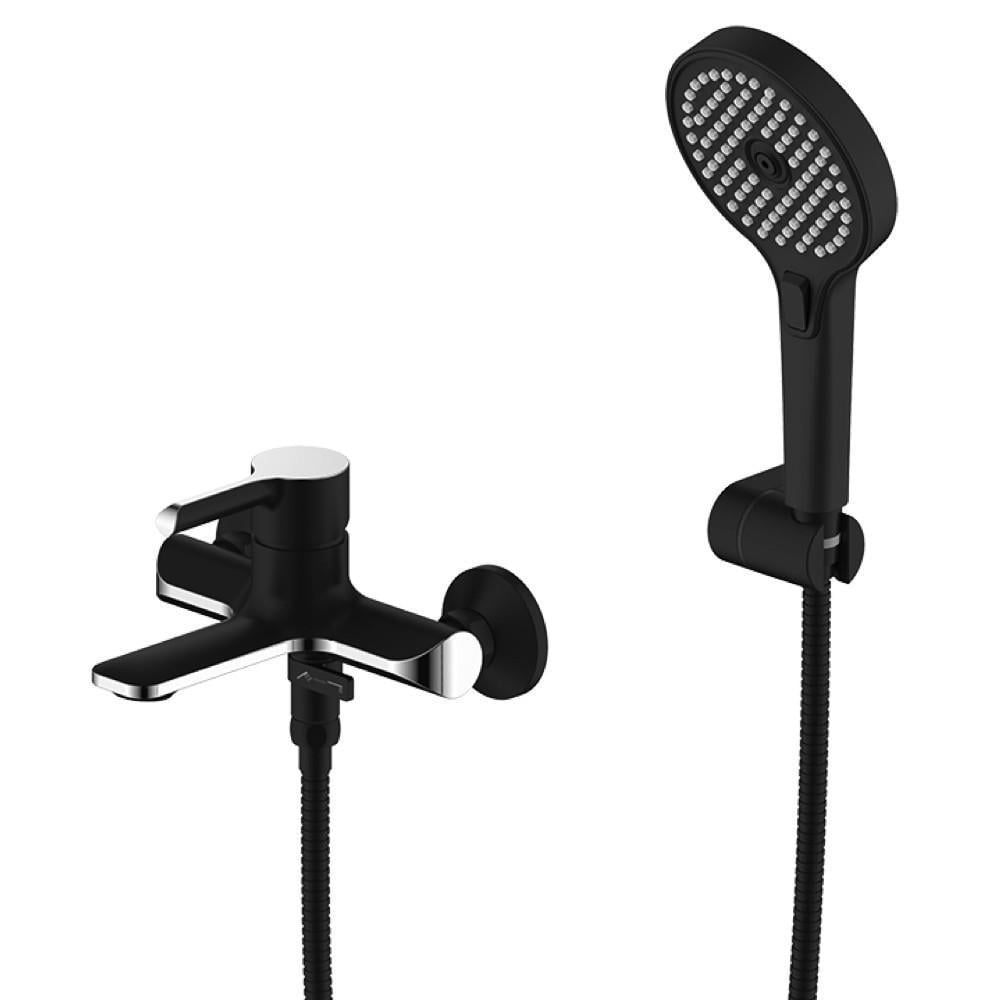 Смеситель для ванны Gappo G3203-6 Черный/Хром (1755622373)