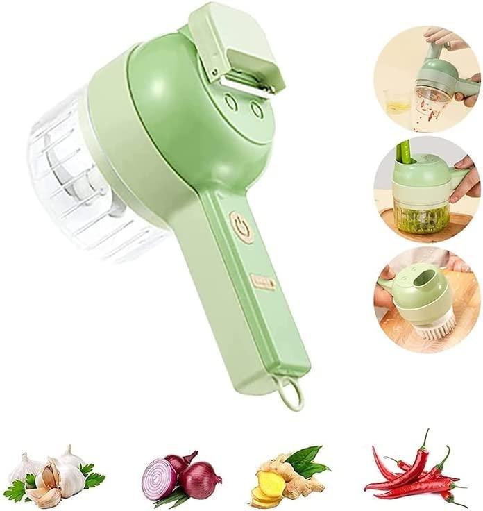 Измельчитель-овочерезка Food Chopper 4в1 портативный (2110383890) - фото 7