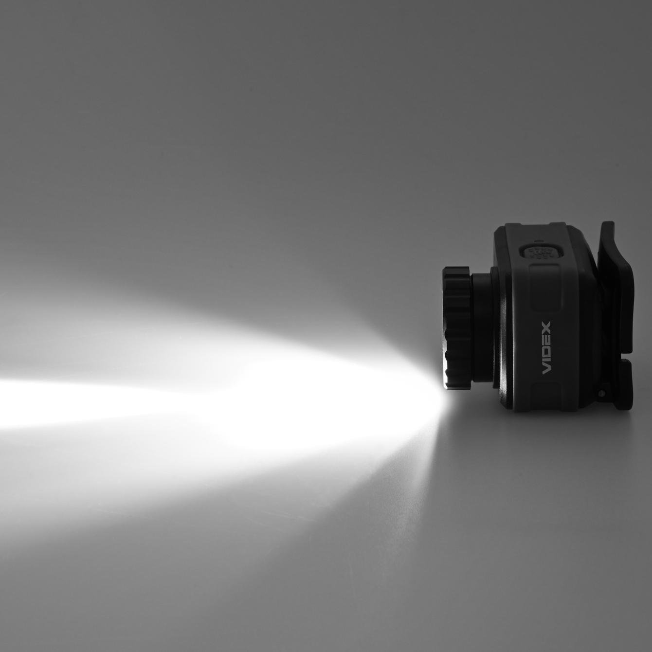 Фонарик налобный светодиодный Videx VLF-H046Z 500Lm 5000K белый-красный-зеленый свет (VLF-H046Z) - фото 12