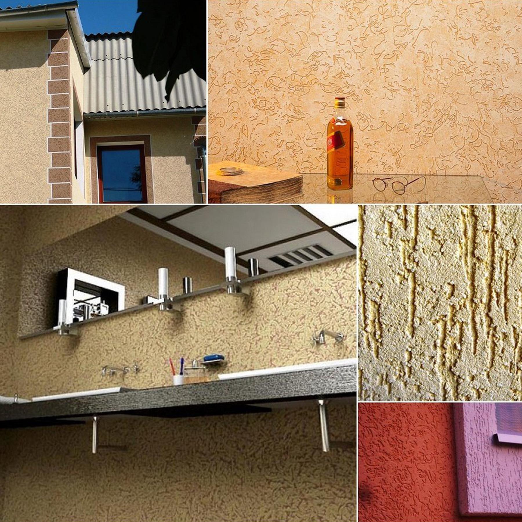 Декоративна штукатурка силіконова DIYDECOR Короїд фракція 3 мм 15 кг - фото 5 Декоративна штукатурка силіконова DIYDECOR Короїд фракція 3 мм 15 кг - фото 5