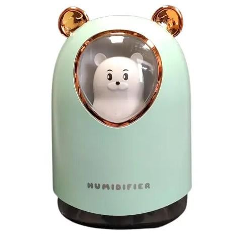 Зволожувач повітря Humidifier H2O Bear USB з ведмедиком на 300 мл Зелений