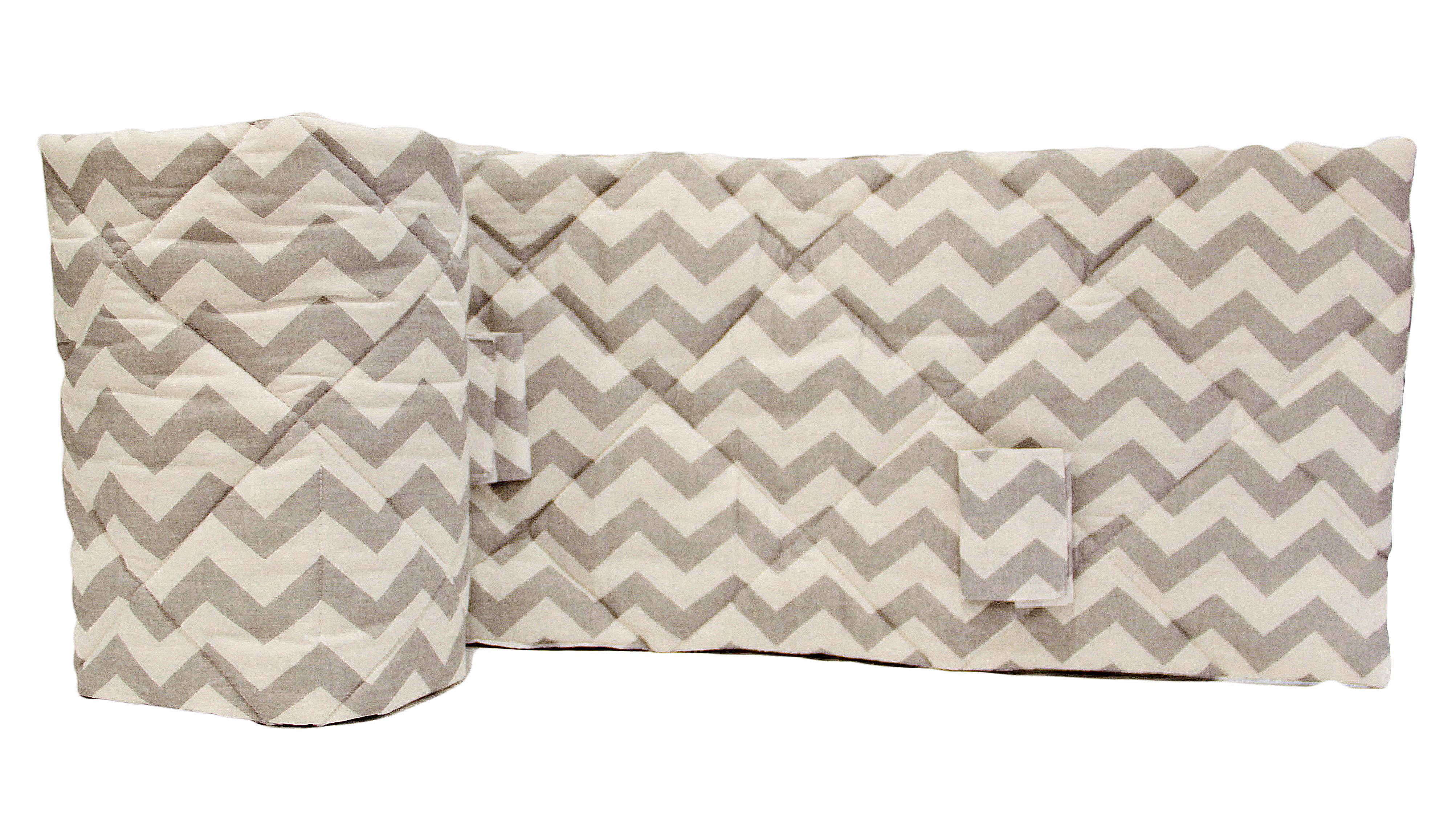 Комплект стёганных бортиков Soft Мама Уложила 2 шт 105х30 см