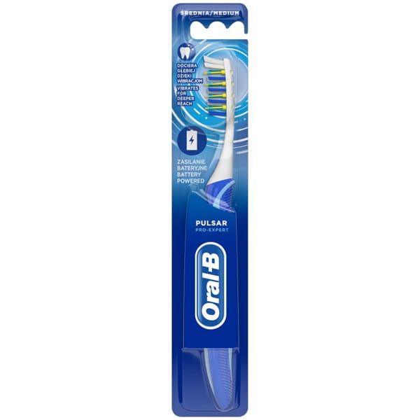 Зубная щетка электрическая ORAL-B PULSAR PRO-EXPERT M средней жесткости Синий