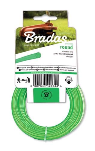 Волосінь для тримера Bradas Trimmer Круг 3 мм 15 м (ZTO3015K)