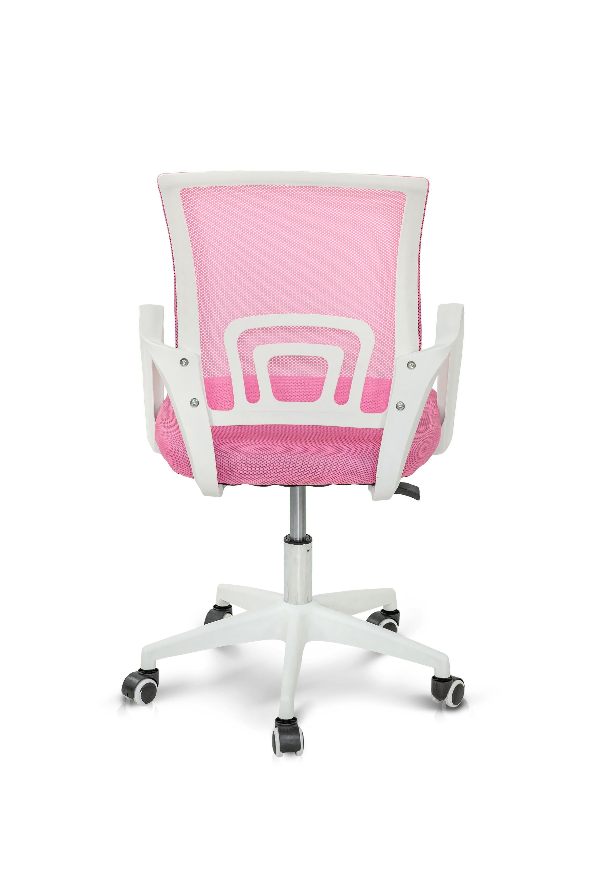 Офісне крісло Мікс Меблі Матрікс 490x960x500 мм Рожевий (GAА0055758) - фото 4