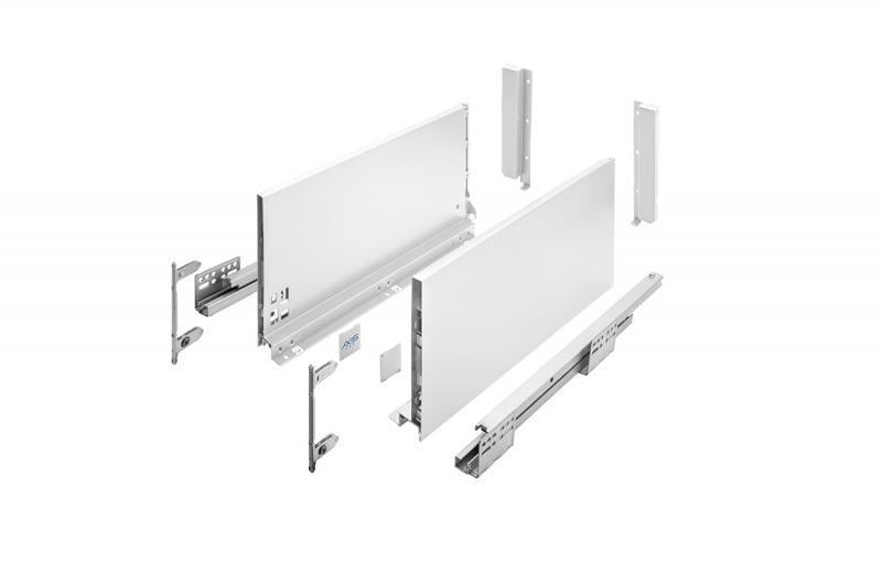 Выдвижная шухляда Axis Pro очень высокий-D1 L 350 мм H 200 мм Белый (PB-AXISPRO-KPL350D1)
