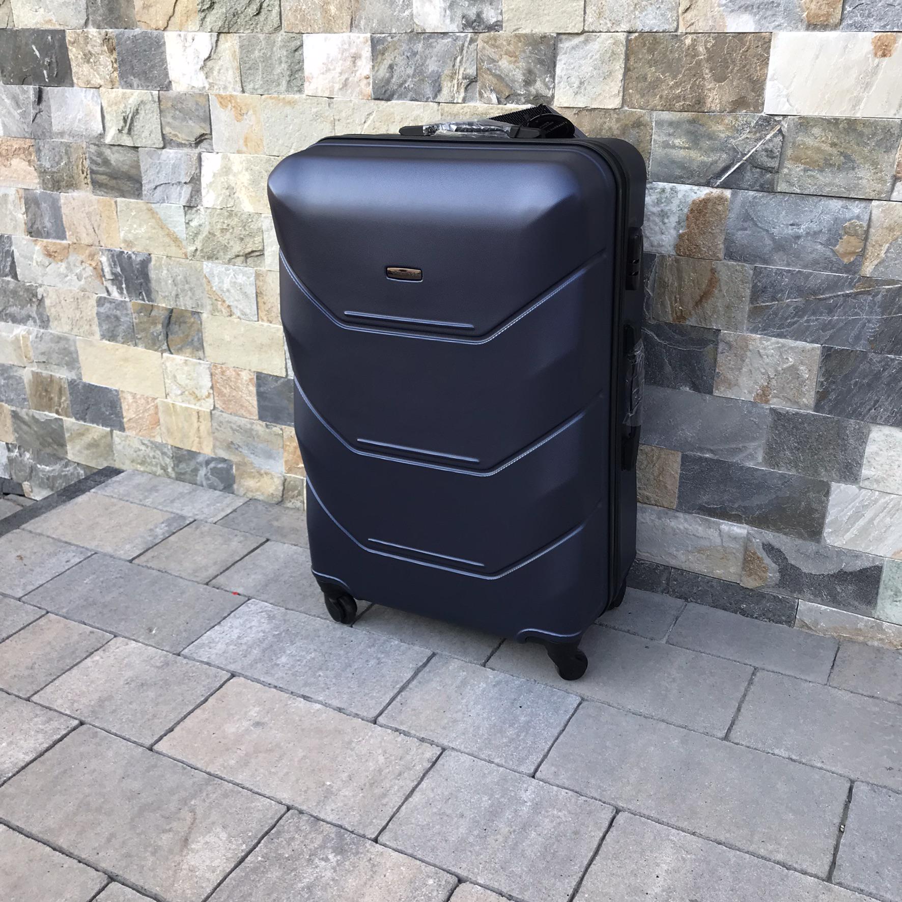 Валіза дорожня Wings 147 з полікарбонату L 75х48х30 см Синій (10820044) - фото 2