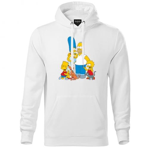 Худи унисекс Simpsons Family XXL Белый (15314108-1-22107-XXL)