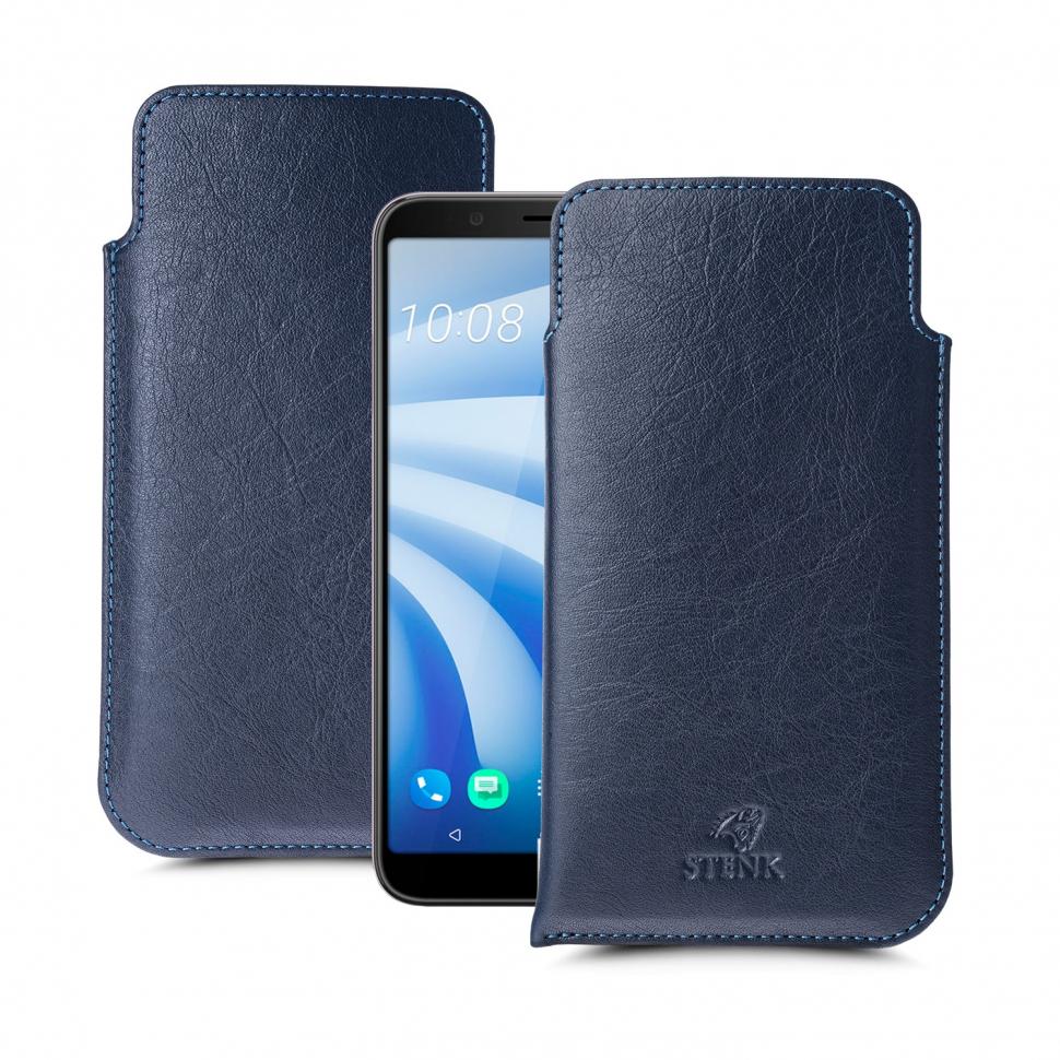 Футляр Stenk Elegance для HTC U12 Life Синий (63305)