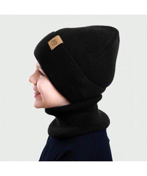 Шапка дитяча Elf Бруклін р. 48 Чорний (OK001963)